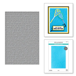 Spellbinder Embossing folder - Sports talk