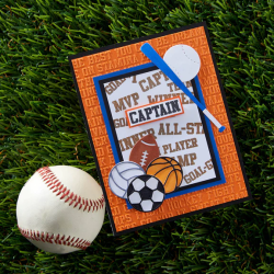 Spellbinder Embossing folder - Sports talk