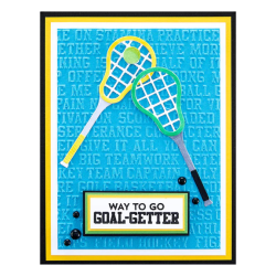 Spellbinder Embossing folder - Sports talk