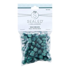 Spellbinders - Green - Wax Beads - (100pcs)
