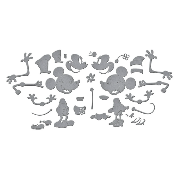 Spellbinders - Die - Say Cheese Classic Mouse-  Mickey og Minnie Mouse