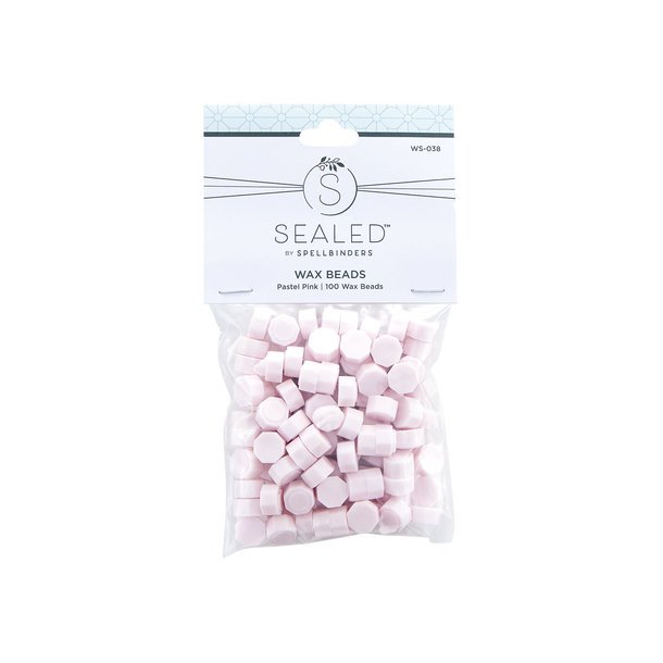 Spellbinders - Pastel Pink - Wax Beads - (100pcs)