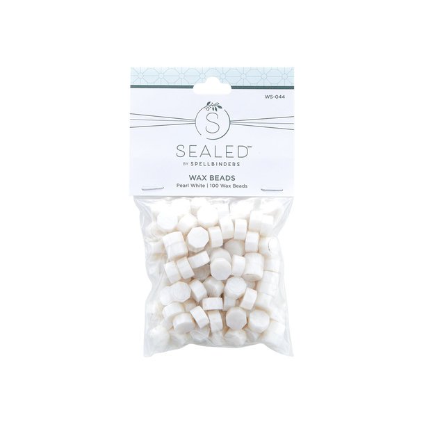 Spellbinders - Pearl White - Wax Beads - (100pcs)