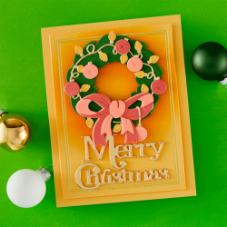 Spellbinders - Die - Say Cheese Classic Mouse - Julekrans