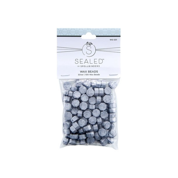 Spellbinders - Silver - Wax Beads - (100pcs)
