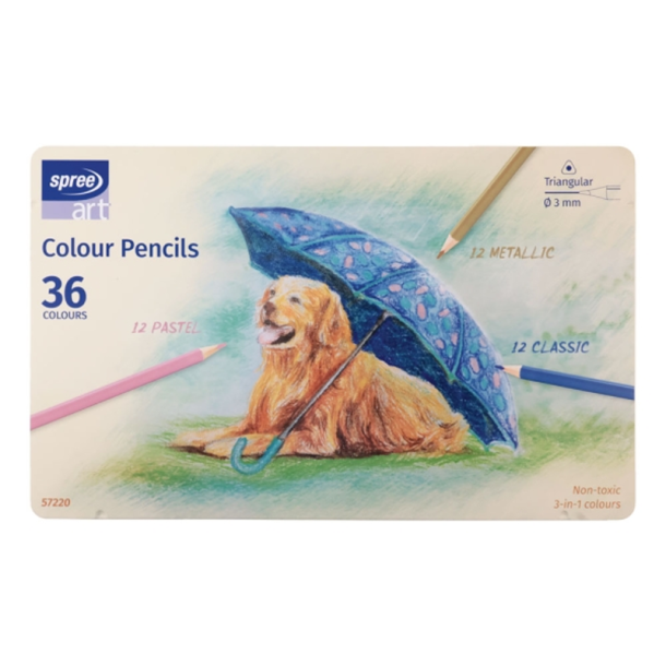 Spree - Farveblyanter - 36 stk
