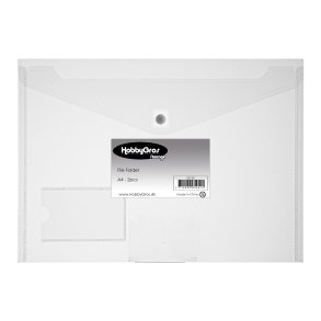 HobbyGros - Storage - File Folder w/pocket - A4 - 2stk