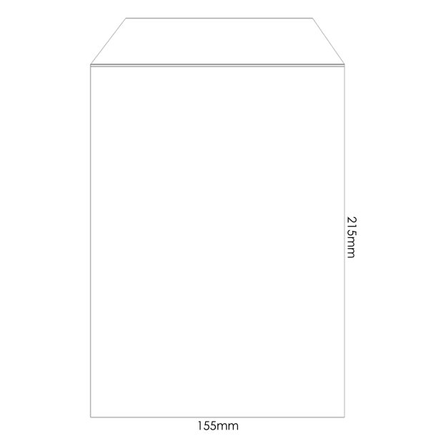 HobbyGros - Storage - Plastlommer til dies og stempler - 15,5 x 21,5 cm - 25 stk