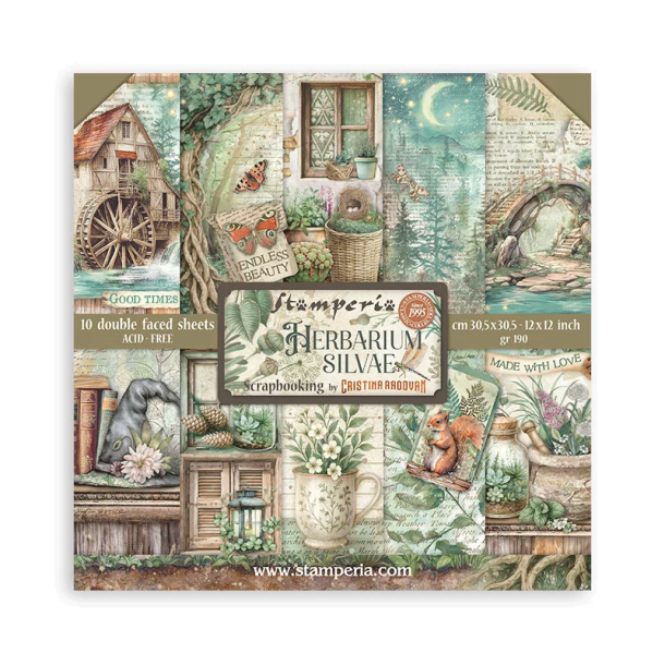 Stamperia - Blok 12'' - Herbarium Silvae