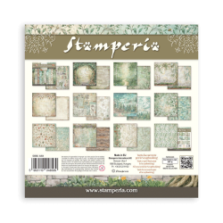 Stamperia - Blok 12'' - Herbarium Silvae - Maxi Baggrunde
