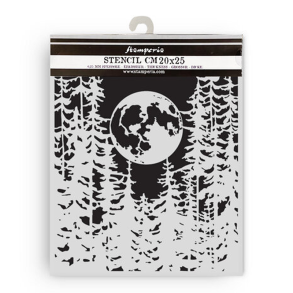 Stamperia - Stencil - Moon in the forest / Mne i skov - 20 x 25 cm