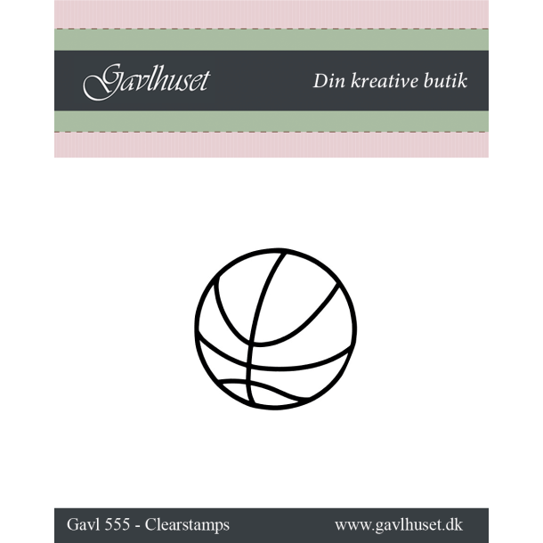 Gavlhusets Design - Stempel - Basketbold
