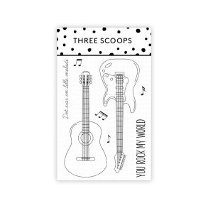 Three Scoops - Stempel - Guitar