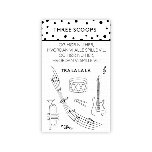 Three Scoops - Stempel - Instrumenter