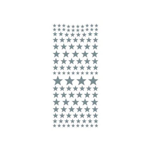 Stickers - Stjerner - Slv