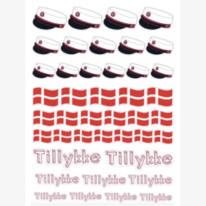 Stickers - Studenterhue - R�d