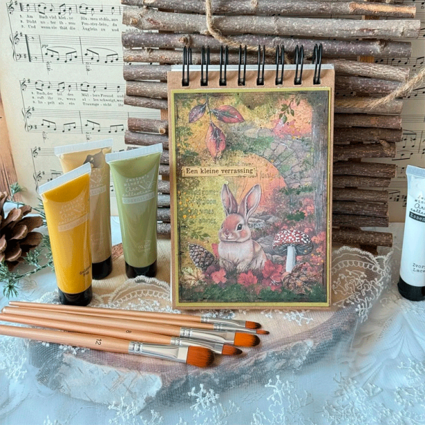 Studio Light - Jenine's Mindful Art - Akrylmaling Essentials - Amber & Rose - 6 farver