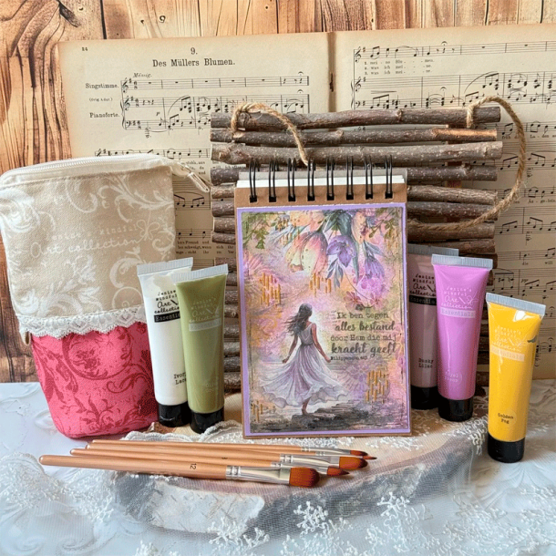 Studio Light - Jenine's Mindful Art - Akrylmaling Essentials - Mist & Moss - 6 farver