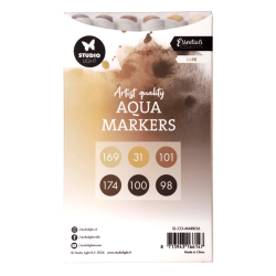 Studio Light - Aqua Markers - Bark - 6 stk