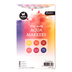 Studio Light - Aqua Markers - Dahlia - 6 stk