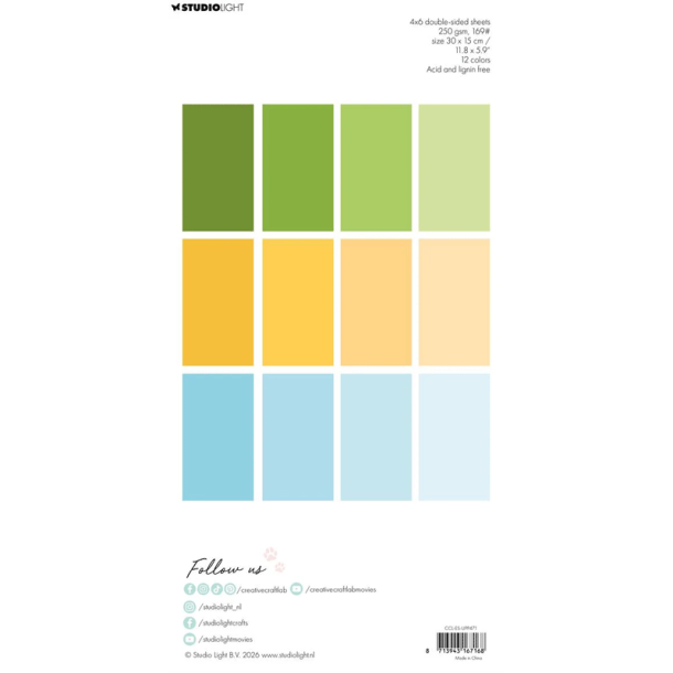 Studio Light - Blok 30 x 15 cm - Spring has sprung / For�ret er sprunget ud