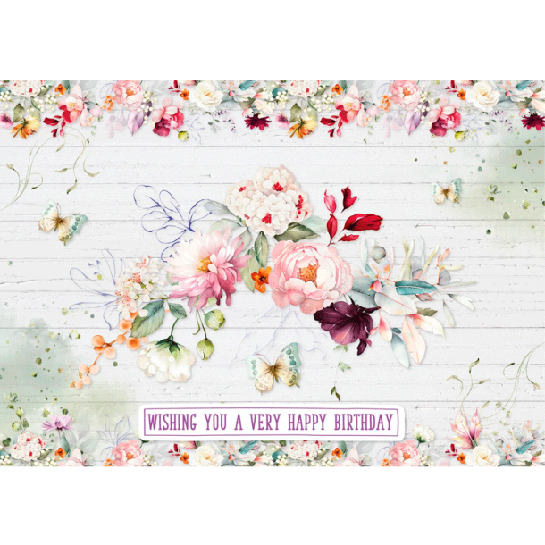 Studio Light - Blok A4 - Blooming Flowers