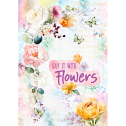 Studio Light - Blok A4 - Blooming Flowers