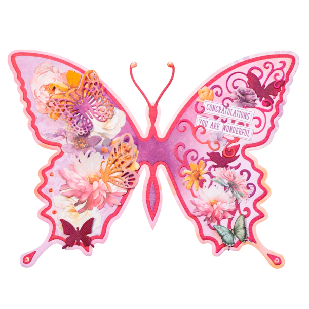 Studio Light - Blok A4 - Die-Cut Paper Pad - Blooming Flowers