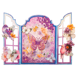 Studio Light - Blok A4 - Die-Cut Paper Pad - Blooming Flowers