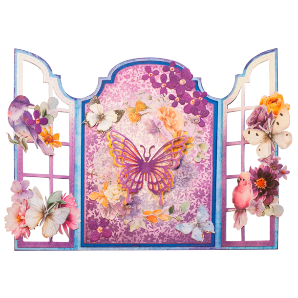 Studio Light - Blok A4 - Die-Cut Paper Pad - Blooming Flowers
