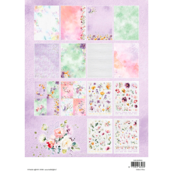Studio Light - Blok A4 - Die-Cut Paper Pad - Blooming Flowers