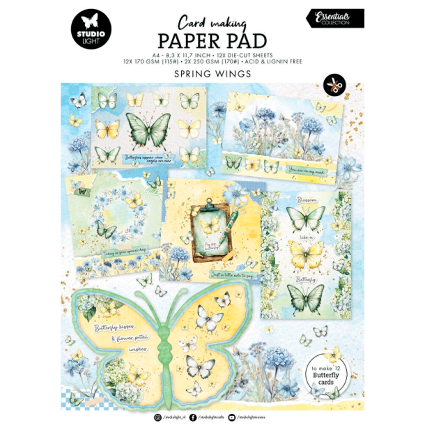 Studio Light - Blok A4 - Spring Wings