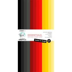 Studio Light - Blok 30 x 15 cm - Bees & bugs Essentials / Bier og insekter