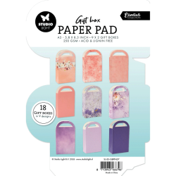 Studio Light - Blok A5 - Gave�ske papirblok - Giftbag