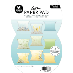 Studio Light - Blok A5 - Gave�ske papirblok - Pillowbox