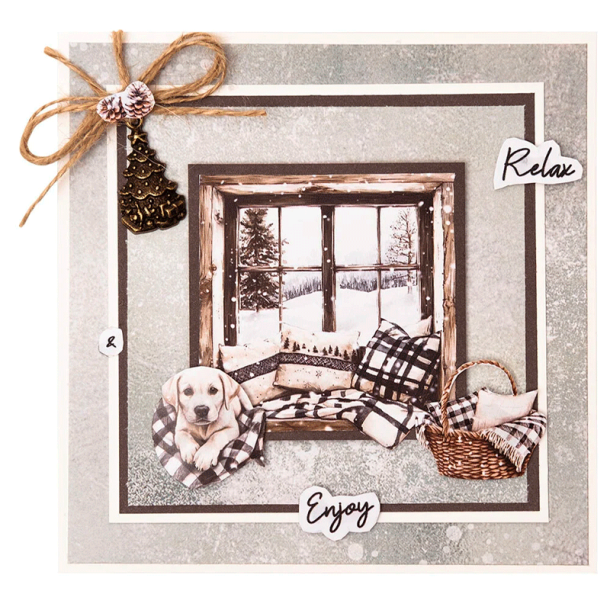 Studio Light - Die-cut Blok A4 - Snowy Winter Days / Snedkkede vinterdage