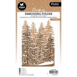 Studio Light - Embossingfolder - Pine Forest Christmas / Fyrreskov Jul
