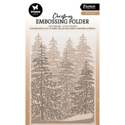 Studio Light - Embossingfolder - Pine Forest Christmas / Fyrreskov Jul