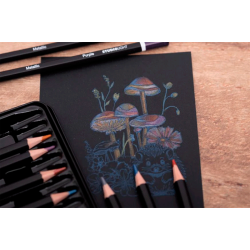 Studio Light - 12 Farveblyanter - Metallisk