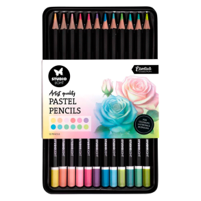 Studio Light - 12 Farveblyanter - Pastelfarver