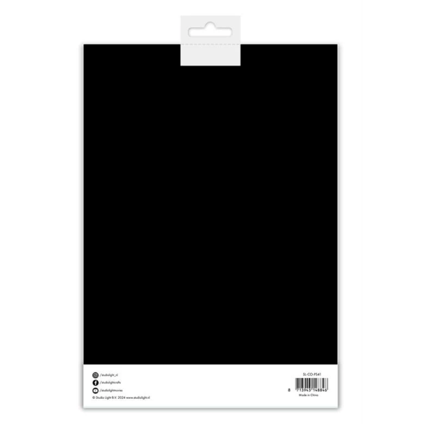 Studio Light - Karton - A4 - Black / Sort