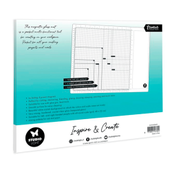 Studio Light - Magnetisk Glasmtte - Inkl. 4 magneter