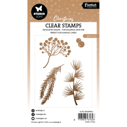 Studio Light - Stempel - Branches Christmas / Julegrene