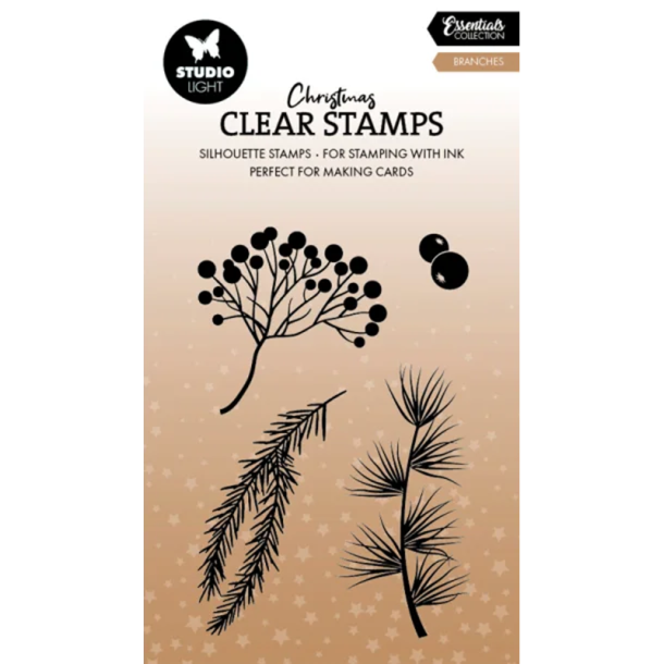 Studio Light - Stempel - Branches Christmas / Julegrene