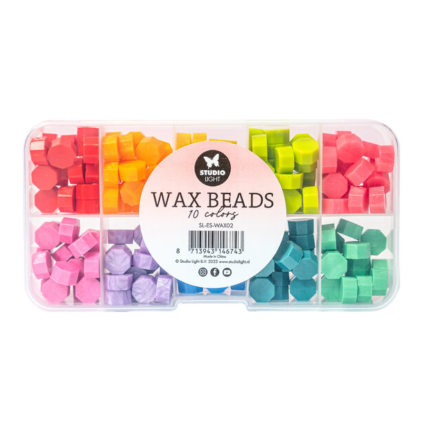 Wax Beads - Voks perler - Klare farver