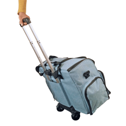 Trolley - Denim - 44 x 22 x 36 cm