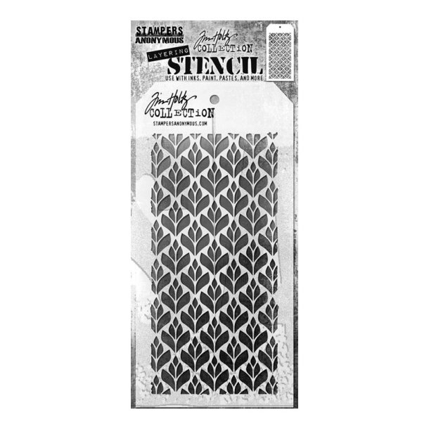 Tim Holtz - Layering Stencil - Deco Floral