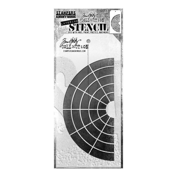 Tim Holtz - Layering Stencil - Wheel