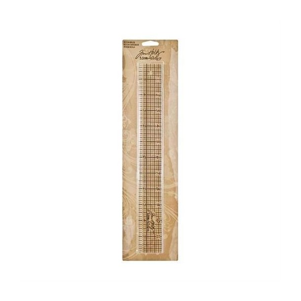 Tim Holtz - Acrylic Design Ruler 12? - Inch Lineal - TH92481