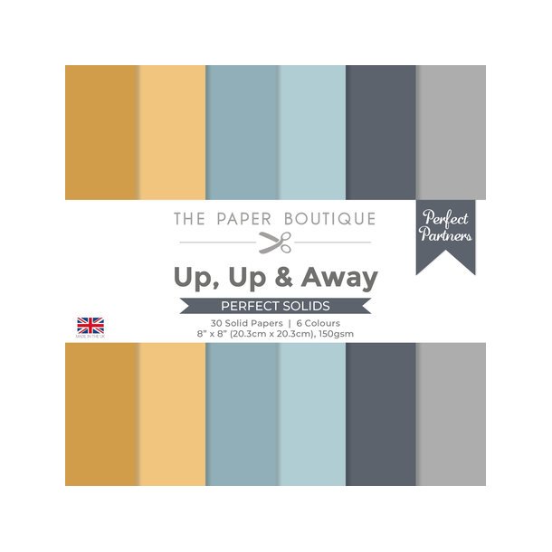 The Paper Boutique - Blok 8" - Up Up  Away - Solid Papers